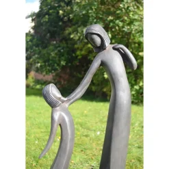 Loving Mother Modern Poly Resin Garden Statue