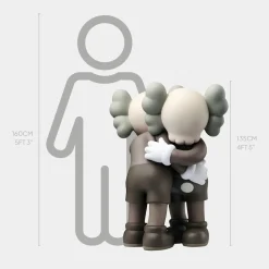 Lucify Affection 135cm Brown Resin Indoor Sculpture