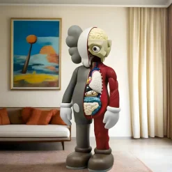 Lucify Biofusion 130cm Brown Resin Indoor Sculpture