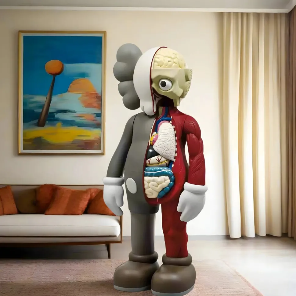 Lucify Biofusion 130cm Brown Resin Indoor Sculpture