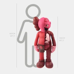 Lucify Biofusion 130cm Red Resin Indoor Sculpture