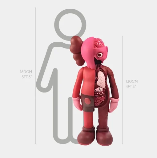 Lucify Biofusion 130cm Red Resin Indoor Sculpture