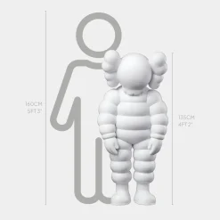 Lucify Bounce 135cm White Resin Indoor Sculpture