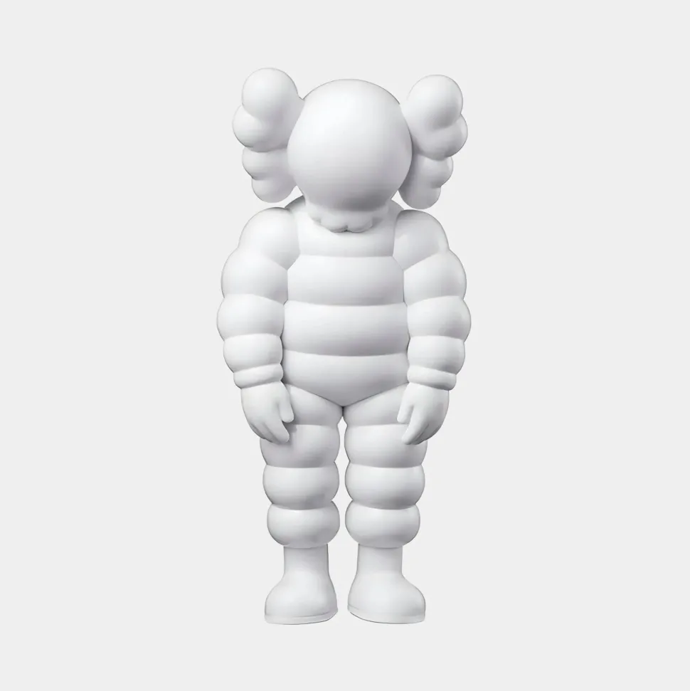 Lucify Bounce 80cm White Resin Indoor Sculpture v1