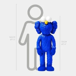 Lucify Fuzz 135cm Blue Resin Indoor Sculpture