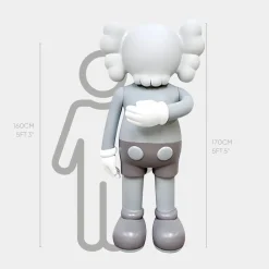Lucify Motion 170cm Grey Resin Indoor Sculpture v2