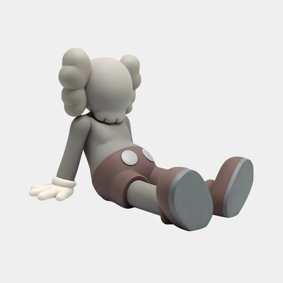 Lucify Relax 85cm Grey Resin Indoor Sculpture
