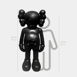 Lucify Seek 170cm Black Resin Indoor Sculpture