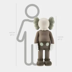 Lucify Seek 130cm Brown Resin Indoor Sculpture