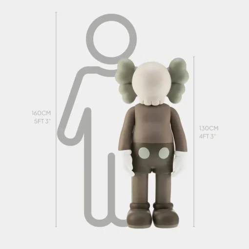 Lucify Seek 130cm Brown Resin Indoor Sculpture