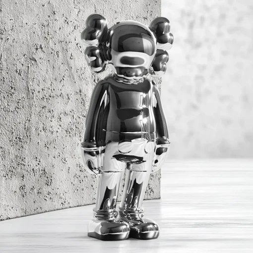 Lucify Seek 135cm Chrome Resin Indoor Sculpture