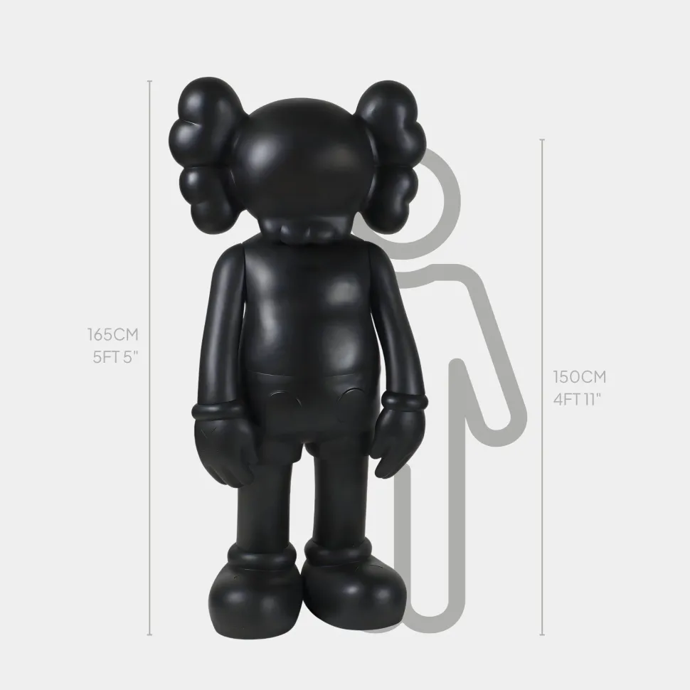 Lucify Seek 170cm Cosmic Black Resin Indoor Sculpture