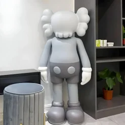 Lucify Seek 100cm Grey Resin Indoor Sculpture
