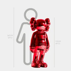 Lucify Seek 135cm Red Resin Indoor Sculpture