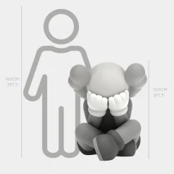 Lucify Solace 92cm Grey Resin Indoor Sculpture