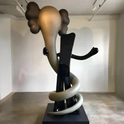 Lucify Viper 176cm Grey Resin Indoor Sculpture