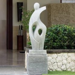 Majestic Contemporary Stone Garden Sculpture