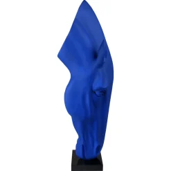 Majestic Horse Head 151cm Blu Blue Resin Sculpture