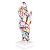 Majestic Horse Head 70cm Multicoloured Resin Sculpture