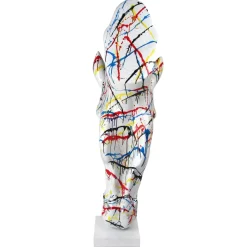 Majestic Horse Head 151cm Multicoloured Resin Sculpture