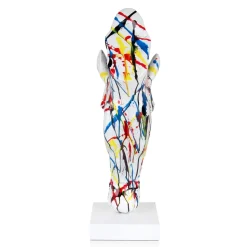 Majestic Horse Head 70cm Multicoloured Resin Sculpture