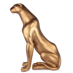 Majestic Panther 78cm Bronze Resin Indoor Sculpture