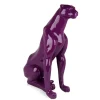 Majestic Panther 78cm Violet Resin Indoor Sculpture