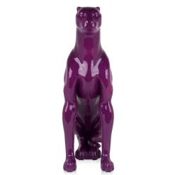 Majestic Panther 78cm Violet Resin Indoor Sculpture