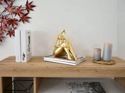 Mindful Grace 26cm Gold Resin Indoor Sculpture