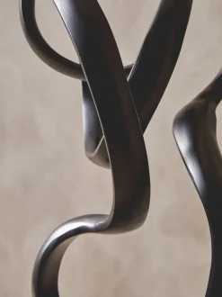 Mystical Grace 60cm Black Metal Indoor Sculpture