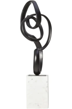 Mystical Grace 60cm Black Metal Indoor Sculpture