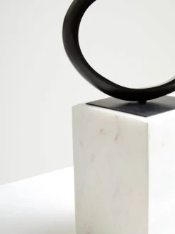 Mystical Grace 60cm Black Metal Indoor Sculpture