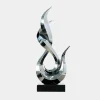 Nexus Ignite 93cm Silver Metal Indoor Sculpture v1