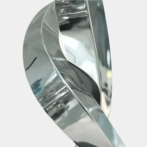 Nexus Ignite 85cm Silver Metal Indoor Sculpture v4