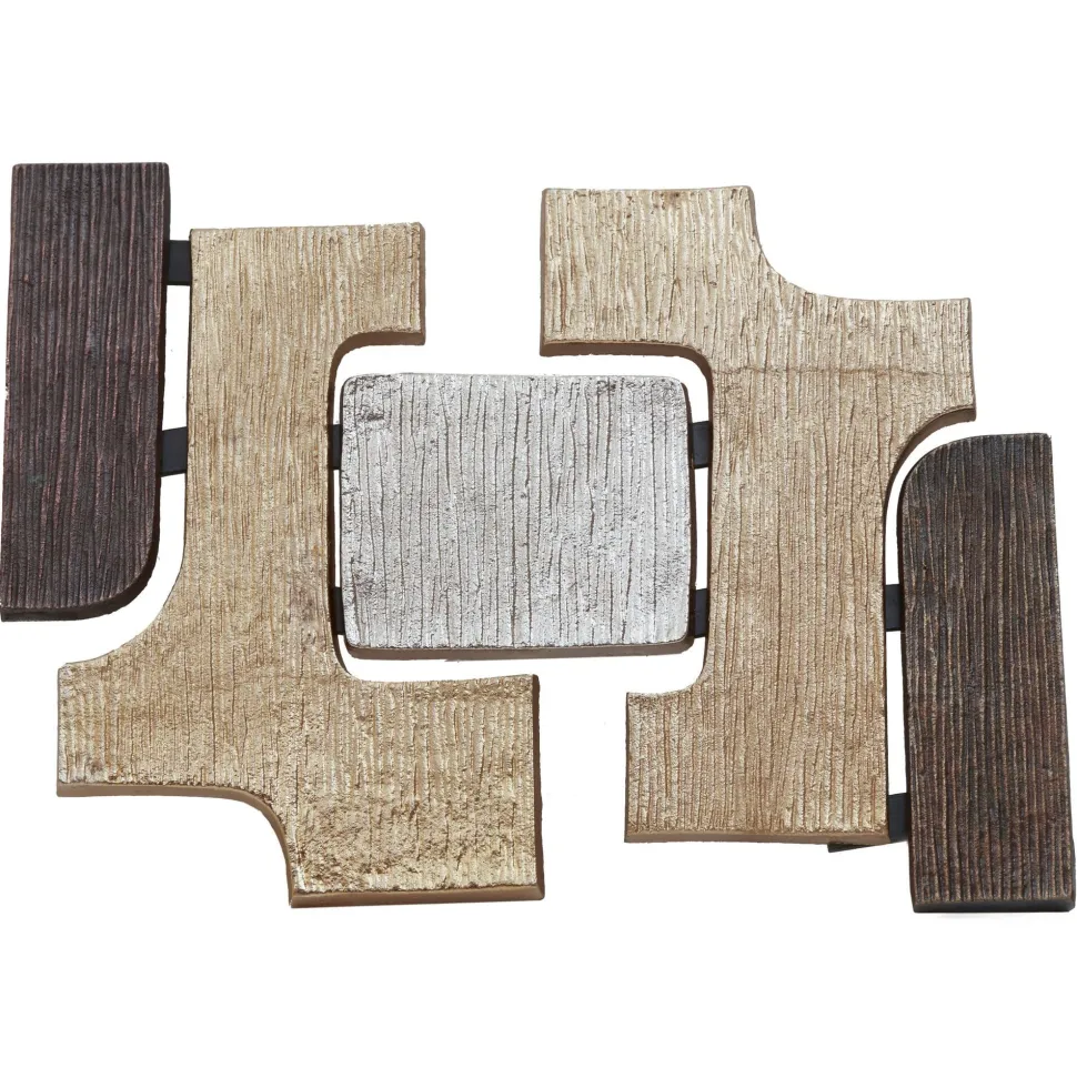 Organic Grid 31cm Metal Indoor Sculpture