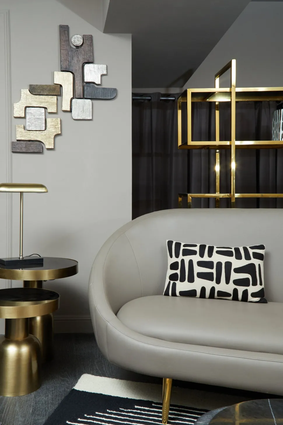 Organic Grid 31cm Metal Indoor Sculpture