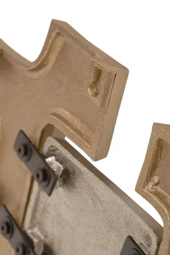 Organic Grid 31cm Metal Indoor Sculpture