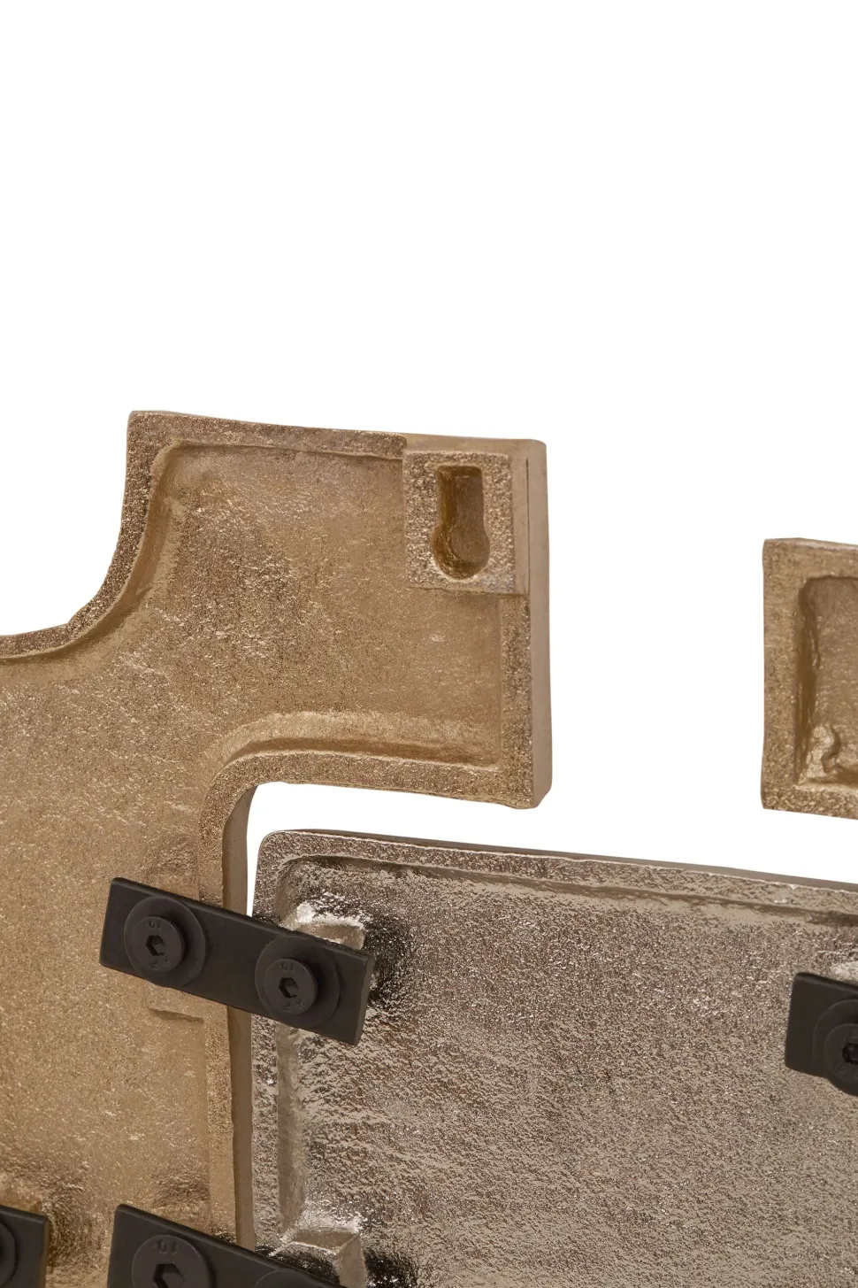 Organic Grid 31cm Metal Indoor Sculpture