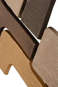 Organic Grid 40cm Metal Wall Sculpture