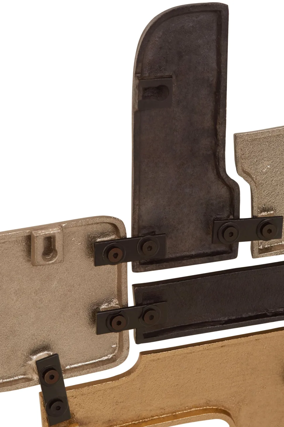 Organic Grid 40cm Metal Wall Sculpture