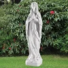 Our Lady of Lourdes 97cm Marble Resin Garden Statue