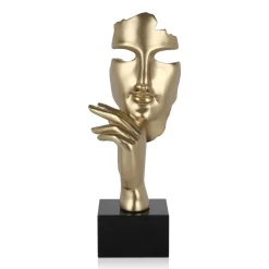 Phantom Diva 45cm Gold Resin Indoor Sculpture