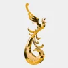 Phoenix Rising 212cm Gold Metal Garden Sculpture