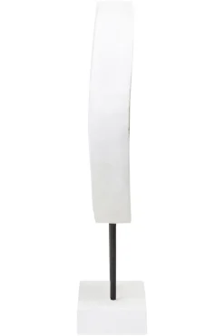 Polar Perfection 43cm White Wood Indoor Sculpture
