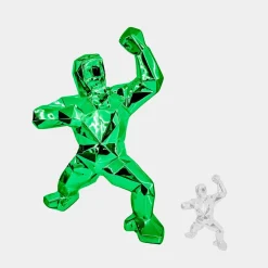 Polygon Gorilla 135cm Green Resin Indoor Sculpture