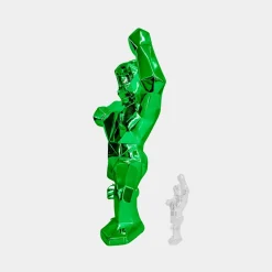 Polygon Gorilla 135cm Green Resin Indoor Sculpture