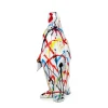 Polygon Penguin 50cm Multicoloured Resin Indoor Sculpture