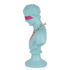 Pop Art Titan 35cm Blu Blue Resin Indoor Sculpture