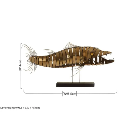 Razorfin Stainless Steel Indoor Sculpture