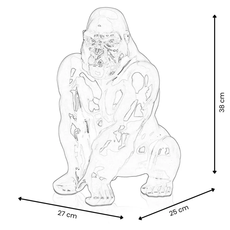 Regal Orangutan 38cm Abstract Resin Indoor Sculpture